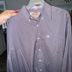 Men’s large Ariat button up.